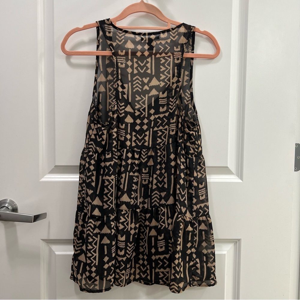 Forever 21 Tribal Print Sleeveless Top Size S - Picture 2 of 4